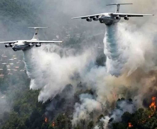 مهار آتش سوزی در الیت