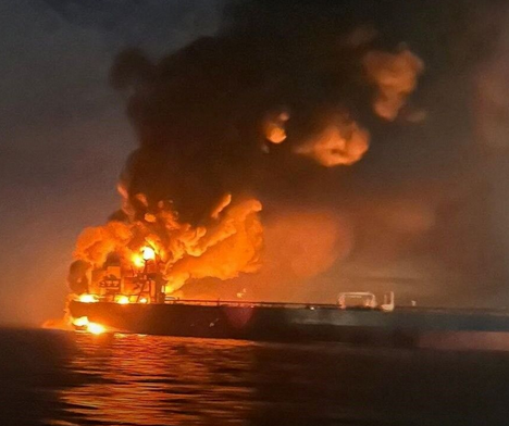 انفجار دو نفتکش روسی در دریای سیاه